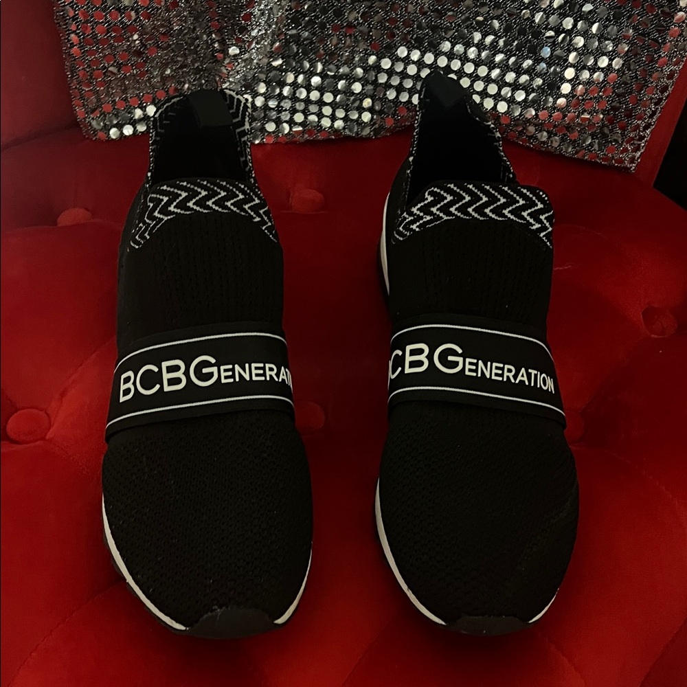 BCBGeneration Black and White Women’s Sneakers